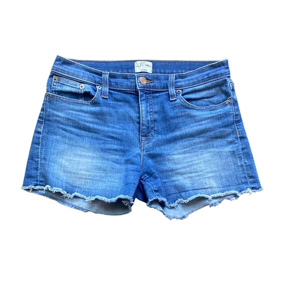 J. Crew Pants - JCREW Denim Cut Off Short Womens Sz 28 Blue
